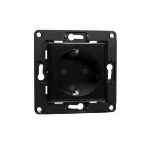 Shelly Wall Socket EU Black