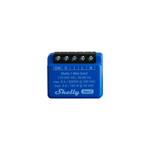 Shelly 1 Mini Gen3 List