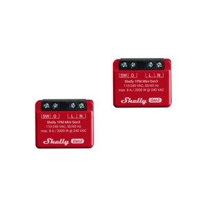 Shelly 1PM Mini Gen3 x2