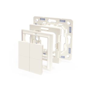 Shelly BLU WS4 + Gira/Merten Adapter
