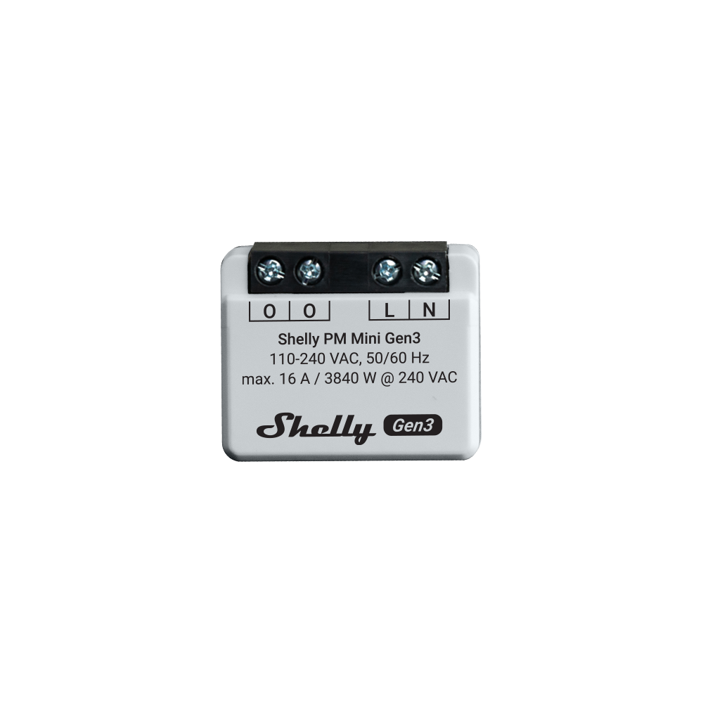 Shelly PM Mini Gen3 List