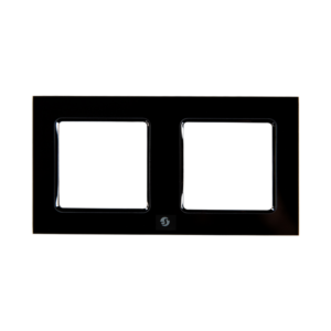Shelly Frame for Wall Switch Black x2