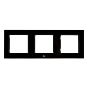 Shelly Frame for Wall Switch Black x3