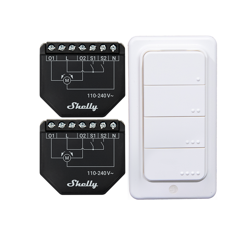 Shelly Shutter x2 + BLU RC Button 4 Pack - Image 2
