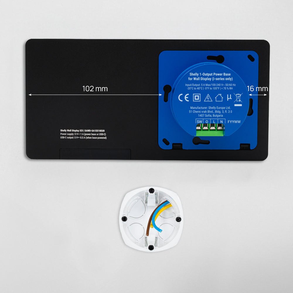 Shelly Wall Display X2i Black - Image 4
